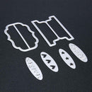 6pcs Birthday Slogan DIY Cutting Dies Stencil Scrapbook Embossing Template