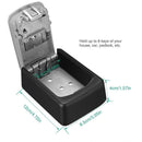 4 Digit Outdoor High Security Wall Mounted Key Safe Box Code Secure Lock-Stora3C