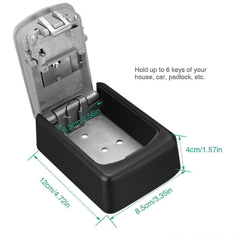 4 Digit Outdoor High Security Wall Mounted Key Safe Box Code Secure Lock-Stora3C