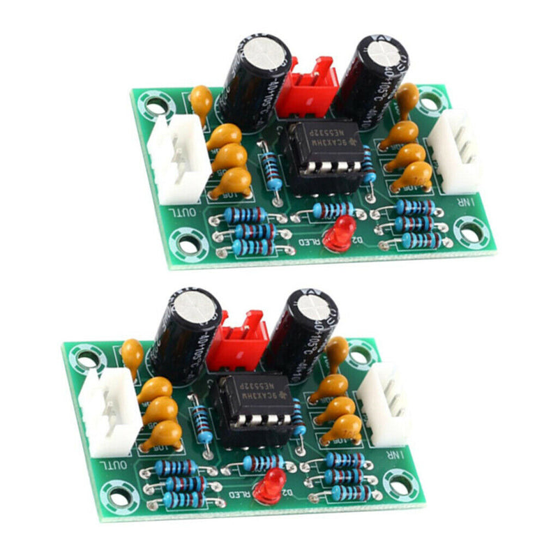 2x NE5532 OP AMP Pre-amplifier Module 2 Channels DC 12-30V Tone Board Stereo