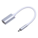 USB-C Type C Male To USB 2.0 A Female OTG Cable Adapter For Macbook J2C3