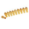 10pcs TV Aerial Male Connectors Coaxial RF Cable Plug Grip End Adapter