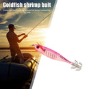Fishing Hard Lure ABS Pink Goldfish Shrimp Crankbait Outdoor Fishing Tackle