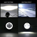 3.2Inch 20W Waterproof Round LED Work Light Bar 6500K For Motorcycle Offroad Hn