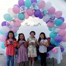 Balloon Arch Wedding Balloon Column Stand Base Frame Decor Birthday Kit G5C7