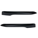 2 Black Chrome Plated Fog Light Lamp Trim Cover Eyebrow fit for BMW F48 X1 2017