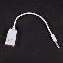 3.5mm Male to 2 Female Y Splitter Mic Speaker Cable White 18cm 2 Pcs Y9V2