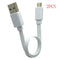 2x 20CM Ultra Short Micro USB Data Charger Cable Cord Portable Power Bank phon Z