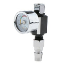 2 Pack Truck G1/4 Spray Gun Air Pressure Regulator Valve Gauge 0-10BAR