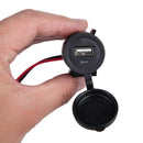 Waterproof Motorcycle 12V USB Charger Cellphone Car Charger Power Adapter