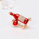 1X Brooch Wine Bottle Brooch Halloween Brooch Christmas Fashion Brooches PerU9S5