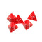 50x Acrylic Triangle Multi Side Dice 4 Side Dices Roleplaying Toys Red