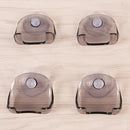 Plastic Super Suction Cup Razor Rack Clear Gray Bathroom Razor Holder