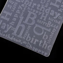 Happy Birthday Plastic Embossing Folders For Diy Scebpbooking Paper Card E ME