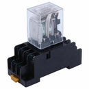 HH54P DIN Rail 12VDC Coil 4PDT 14P General Purpose Power Relay Base Z3M1