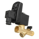 AC 220V 1/2inch Electronic Timed 2way Air Compressor Gas Tank Automatic Dra L5M2