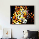 5D DIY Full Drill Diamond Painting Lighting Tiger Cross Stitch Embroidery