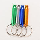 2X Survival Whistle Emergency Alert Whistle with Key Chain Hiking Campings LJ