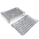 20pcs Disposable Aluminum Foil Barbecue Grilling CookingTrays Outdoor BBQ Spare