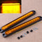 2Pcs Trailer Truck RV 15-LED 9.8" Amber Sealed Turn Signal Brake Tail Light Bar