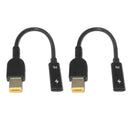 2x Laptop Power Adapter Cable USB Type-C Female