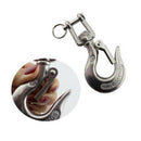 Stainless Steel 304 Fork Type Rotary Cargo Hook High Strength Cargo Spring Top