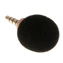 3.5mm Smartphone Phone Microphone Mic + Furry Outdoor Microphone Mic Cover