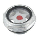 26mm Male Threaded Metal Air Compressor Oil Level Sight Glass T7X4