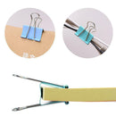 60Pcs/Set Metal Clip Binder Clips Memo Paper Clips Material Stationery M3U9