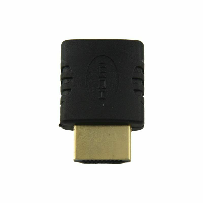Fasdga HDMI adapter 90 degree right angle L - type (bottom)black A9H3