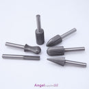 6pcs Carbide Cutter Rotary Burr Set CNC Engraving Bit Rotary File Bur Burr