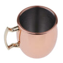 Small Moscow Mule Copper Mugs- Handcrafted Heavy Mug Cups with Double Walled -