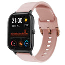 Silicone 20mm Solid Color Strap for Amazfit GTS Garmin Vivomove HR (Pink) A