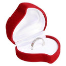 Ring Box Engagement Luxury Red Love Heart Wedding Jewellery Display Box