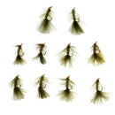 10pcs 4.5cm Wooly Bugger Flies Olive Sinking Wet Bass Trout Fishing Flies
