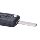 Flip Key 3 Buttons Remote Case Fob Shell For C4 Picasso CE0536 New LJ
