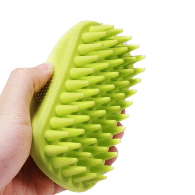 Pet Bath Brush Rubber Comb Hair Removal Brush Pet Hair Care ToolB Hn