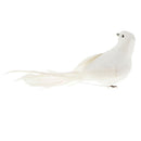 2 Pieces Simulation Feathered Foam Long Tail Pigeon Outdoor Decor Prop
