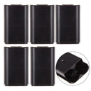 5XAA BatteryBack Cover PackCase Replacement XBOX360WirelessController Black