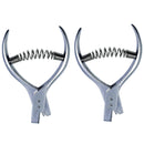 2pcs Garment Pattern Notcher Designer Tailors Sewing Pliers Punch Marker