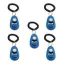 Pet Tainer Whistle Easy Puppy Training Obedience Agility Keyring Blue