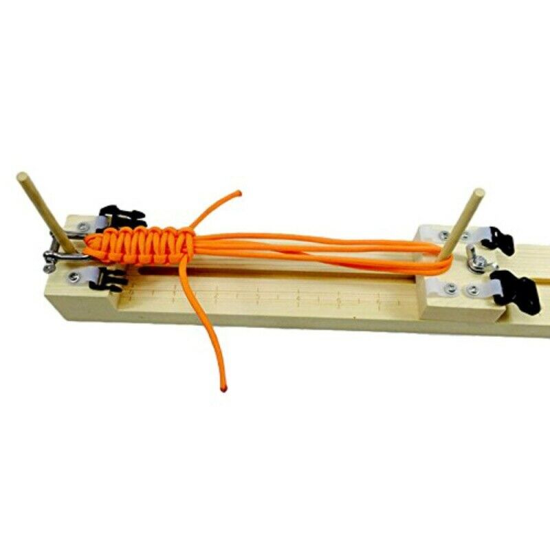 Outdoor Gadgets Outdoor Umbrella Rope Bracelet Woven Wooden Frame Paracord