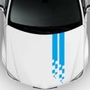 1 Pair Universal Car Hood Cover Decorative Stickers Auto Art Styling Decals Film