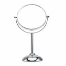 6inch Mirror Luminous Makeup Shaped Round Double Faces With Foot 10x Magnif Y4Y8