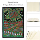 DIY Tortoise Special Shaped Diamond Painting 50 Page A5 Sketchbook Notebook