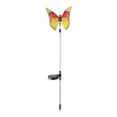 Solar Powered LED Light Color Change Butterfly Bird with Ground Spike Garden