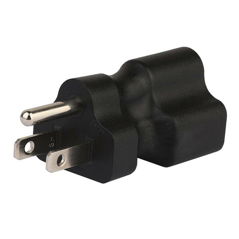 Male 15 Amp to 20 Amp Female Plug T-Blade Adapter 125V New