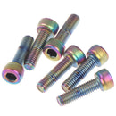 6Pcs Bicycle Handlebar Stem Screw M5*18mm Bike Fixed Gear Stem Riser BoltsB_kz