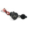 Newest Portable 12V Car Motorcycle Power Adapter Dual USB Mobile Charger  #gib