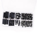 160PCS Metric M3 8 Sizes Assortment Stand-off Nylon Screws Bolt Nuts Fastener Gw
